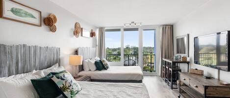 Fer et planche Ă repasser, accĂšs au Wi-Fi (inclus), literie fournie