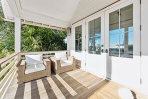 Terrace/patio - Incredible Sullivan's Island Home with Pool - Monthly Rental Only (Sullivans Island)