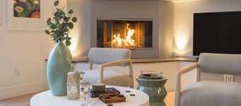 Pool + Hot Tub, Yard, Games Chic Midcentury Design Painted Sand by Avantstay