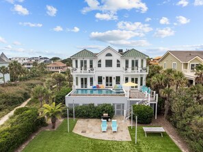 Exterior - Luxury Oceanfront- Private Pool, Hot Tub, & Elevator! Can't beat location! (Isle Of Palms)