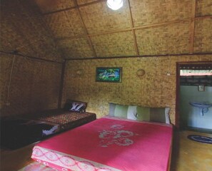 Basic Double Room, 1 Queen Bed, Patio, Courtyard View