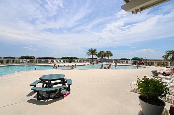 Indoor pool, a heated pool