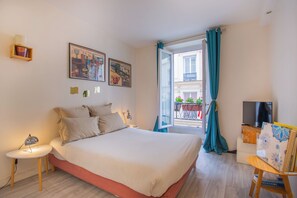 1 chambre, fer et planche à repasser, Wi-Fi, draps fournis