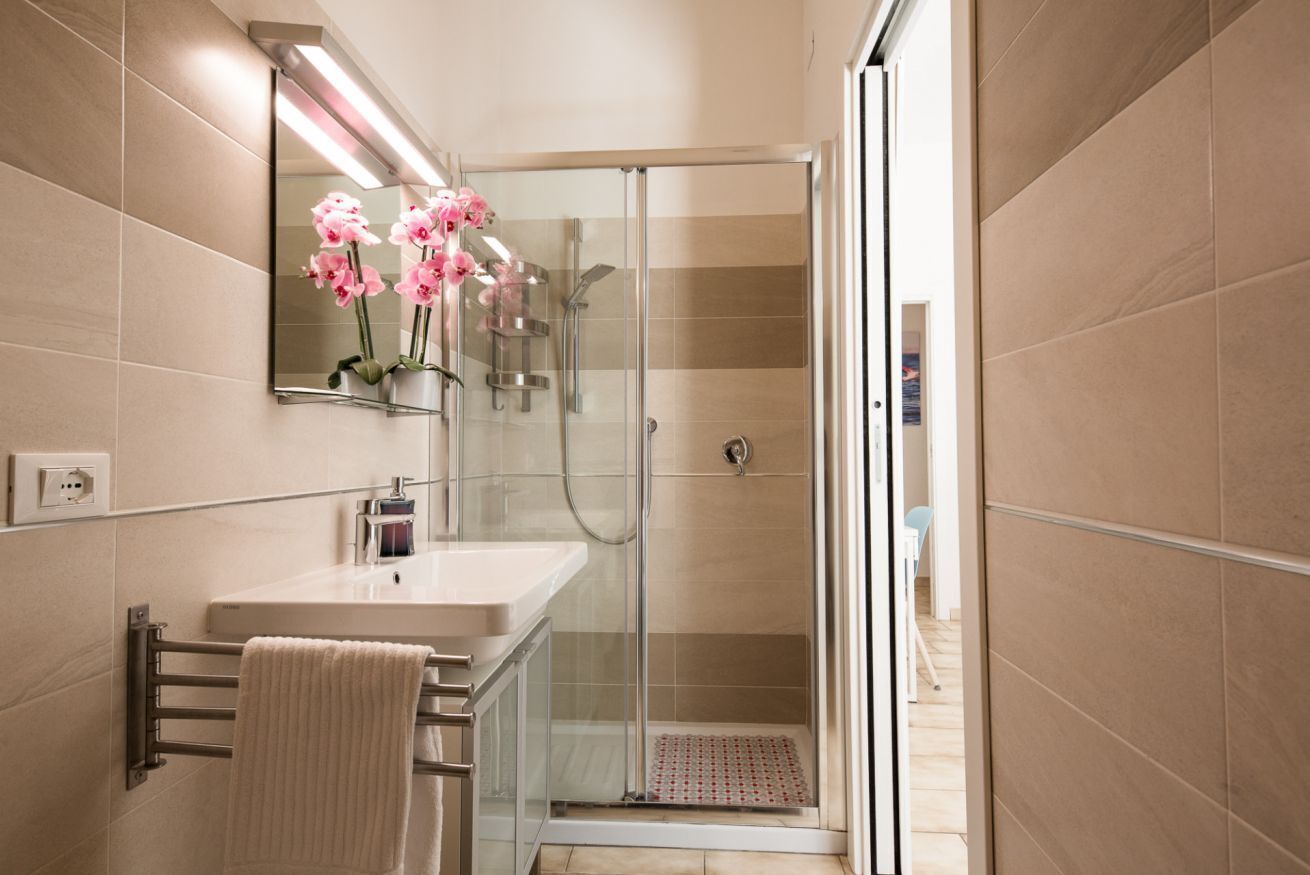 Regadera, secadora de cabello, bidet, toallas 