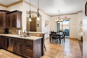 Condo, Multiple Beds, Balcony, Mountain View (The View) | Private kitchen | Fridge, microwave, oven, stovetop