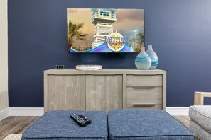 Ferienhaus, Mehrere Betten, Küche, Gartenblick | Innenbereich