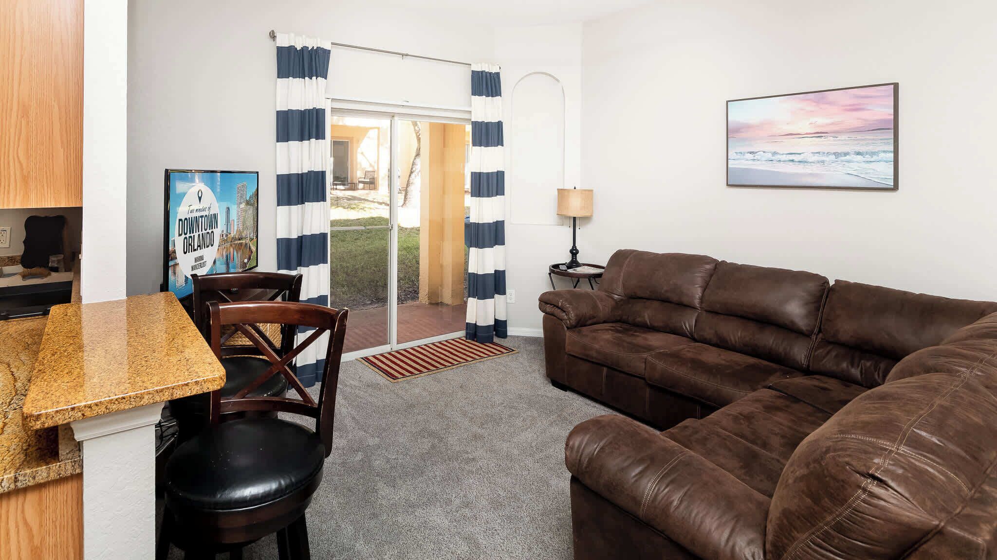 Townhome, Multiple Beds, Pool Access, Garden View (Endless Summer at Regal Palms) | Living area | 42-inch flat-screen TV with digital channels