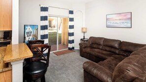 Townhome, Multiple Beds, Pool Access, Garden View (Endless Summer at Regal Palms) | Living area | 42-inch flat-screen TV with digital channels - Endless Summer at Regal Palms (Davenport)