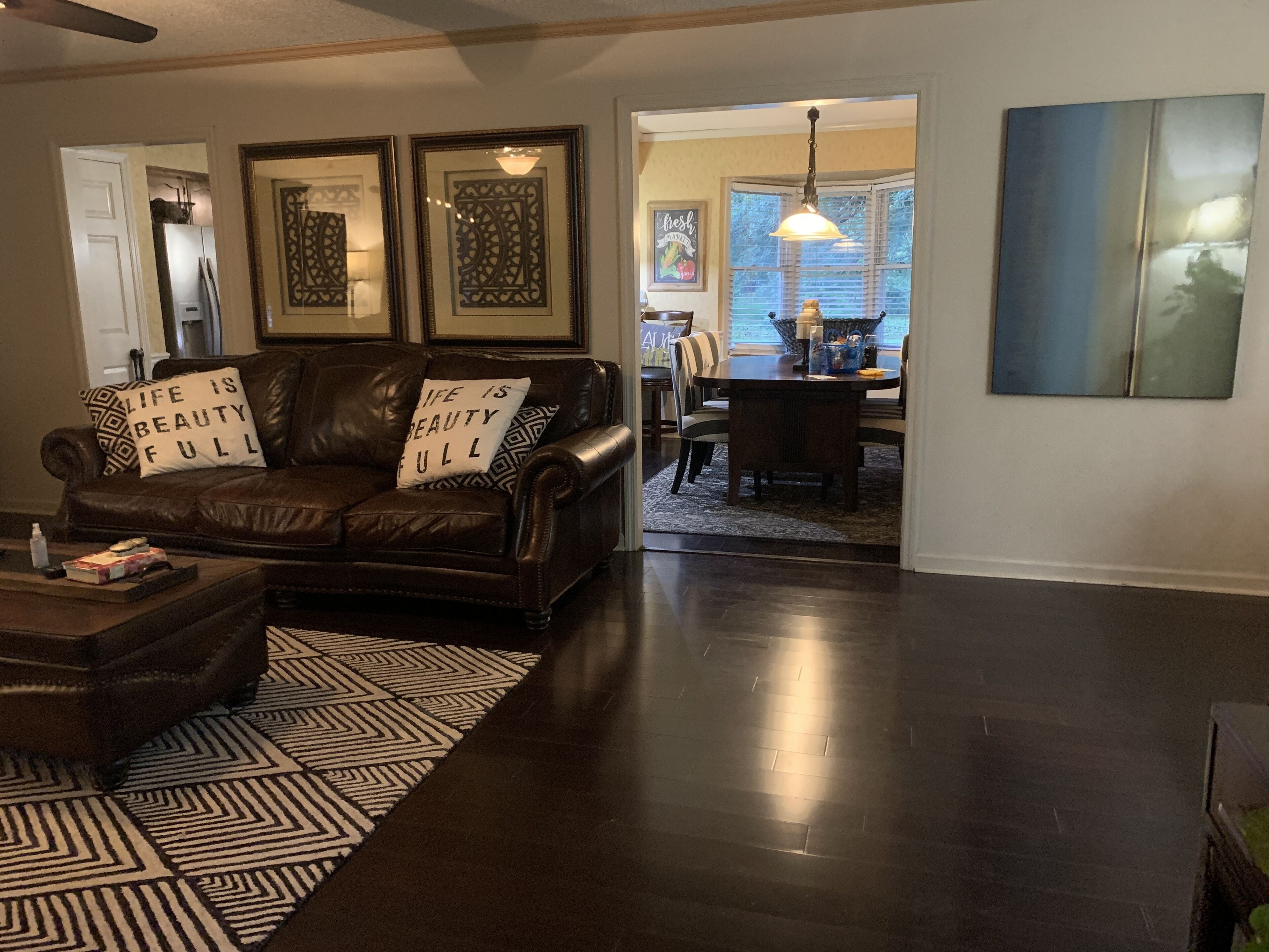 TV connectée, cheminée