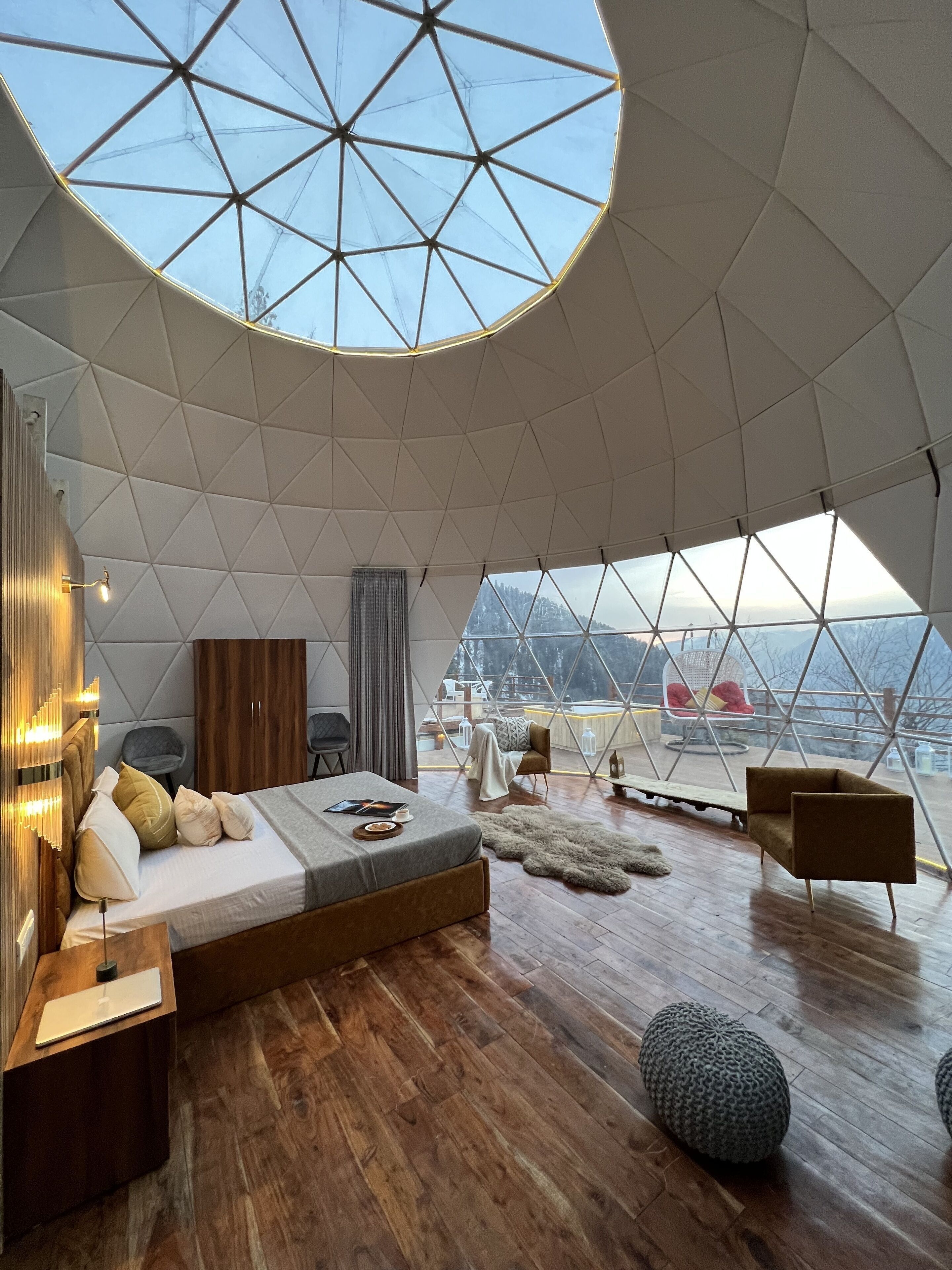 Premium bedding, desk, laptop workspace, free WiFi