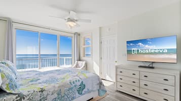 Condo Confort, 3 habitaciones, balcón, vista al océano | Decoración personalizada y muebles diferentes