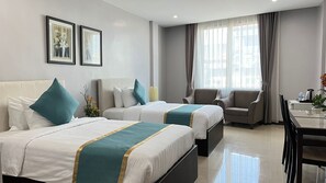 Deluxe Twin Room | Premium bedding, in-room safe, desk, free WiFi - Centerpoint Boutique Hotel (Vientiane)