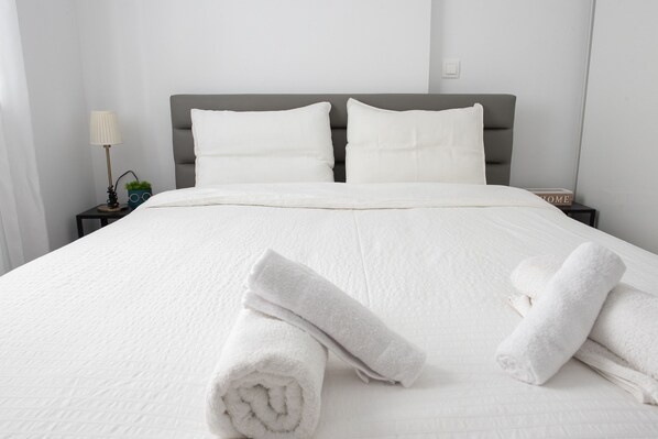 1 makuuhuone, silitysrauta/-lauta, Wi-Fi, vuodevaatteet