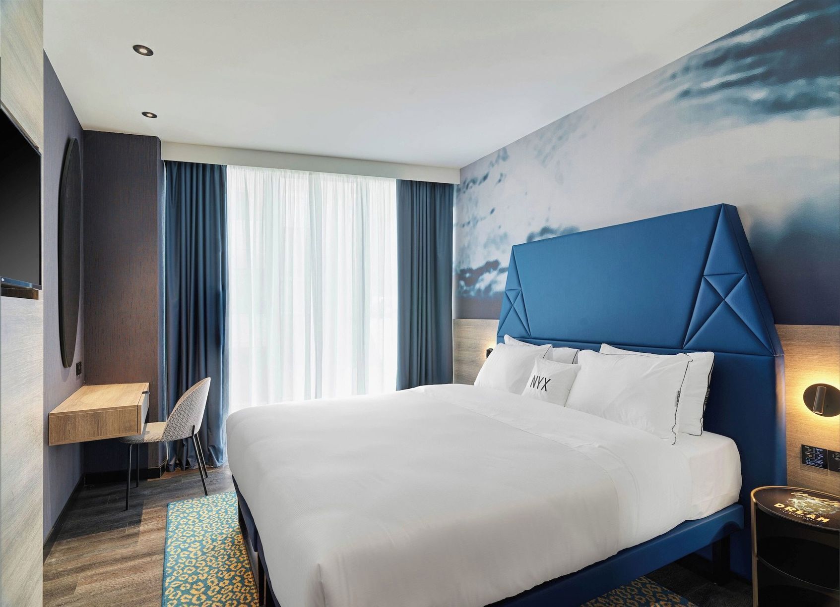 Sábanas de algodón egipcio, ropa de cama de alta calidad, minibar