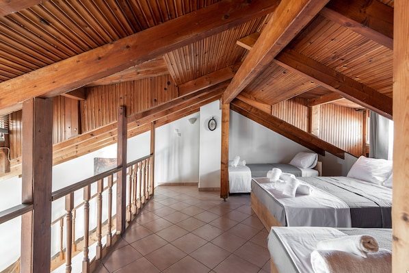 Bangalô luxo | 2 quartos, roupas de cama de algodão egípcio, roupas de cama premium