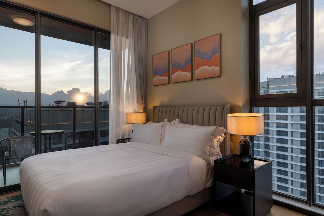 Four Bedroom Penthouse | Egyptian cotton sheets, premium bedding, down comforters