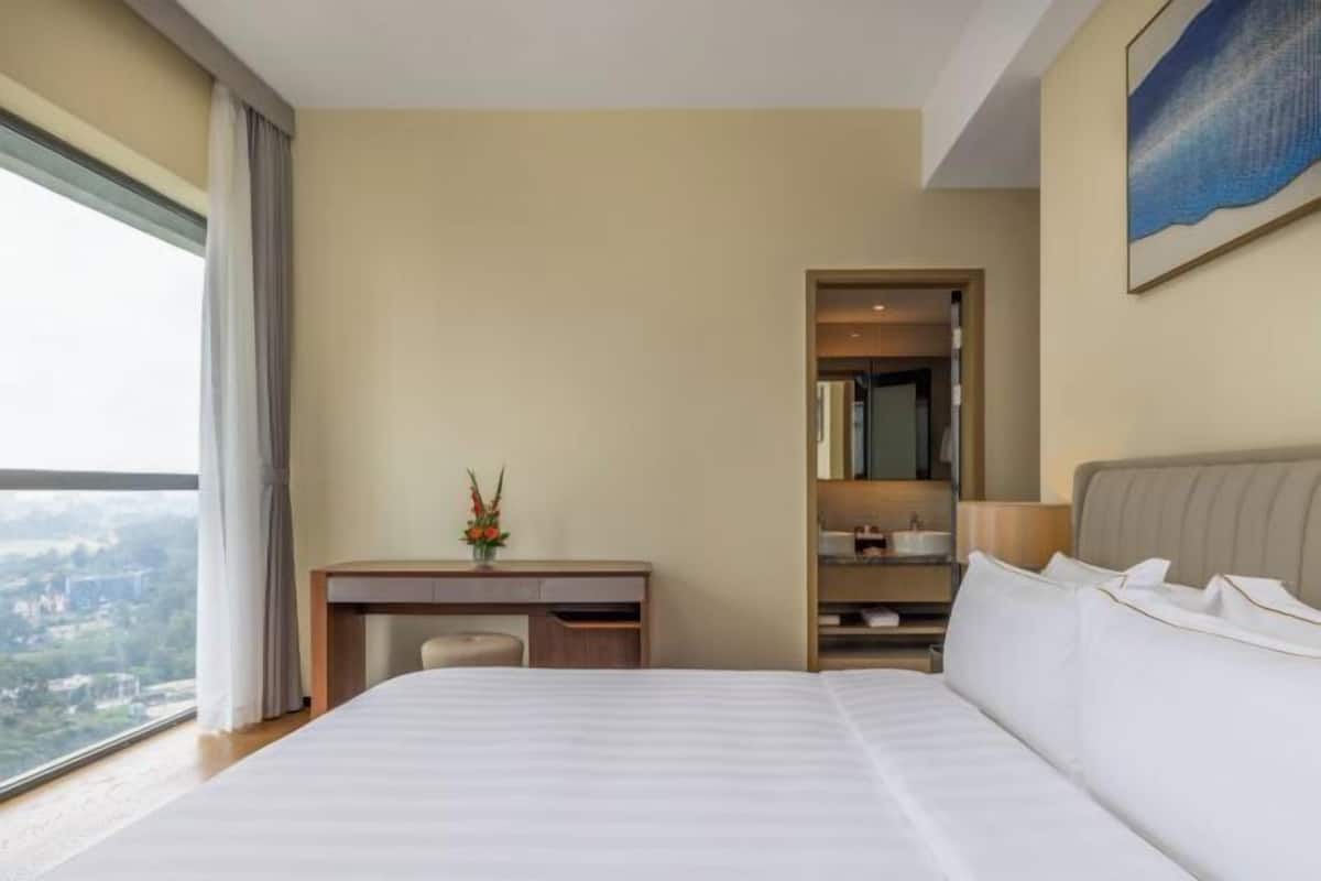 2 chambres, draps en coton égyptien, literie de qualité supérieure