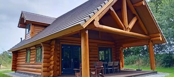 Unique wooden villa (5p) with sauna in Twente 1