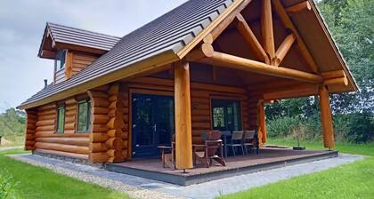 Unique wooden villa (5p) with sauna in Twente 1