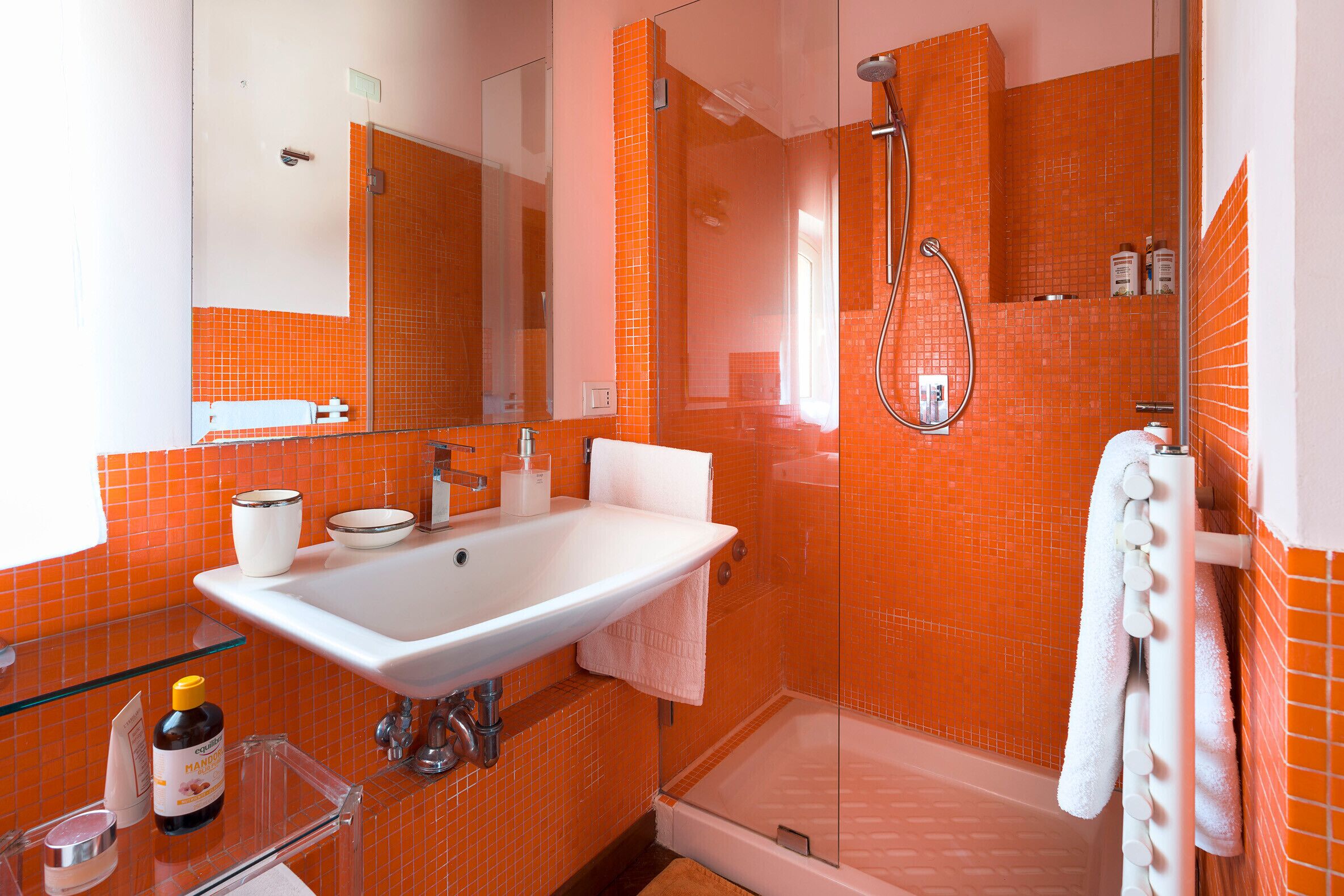 Bañera, secador de pelo, toallas