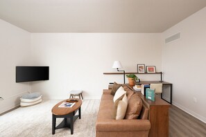 Smart TV, books, stereo