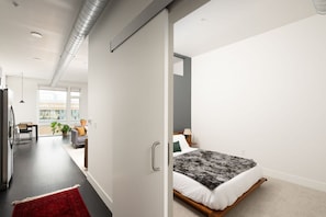 1 slaapkamer, een bureau, een strijkplank/strijkijzer, gratis wifi