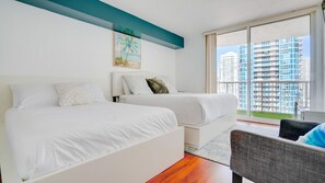 1 bedroom, iron/ironing board, travel crib, free WiFi