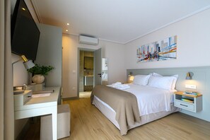 Suite estudio junior (Mike, Ground Floor) | Sábanas de algodón egipcio y ropa de cama de alta calidad