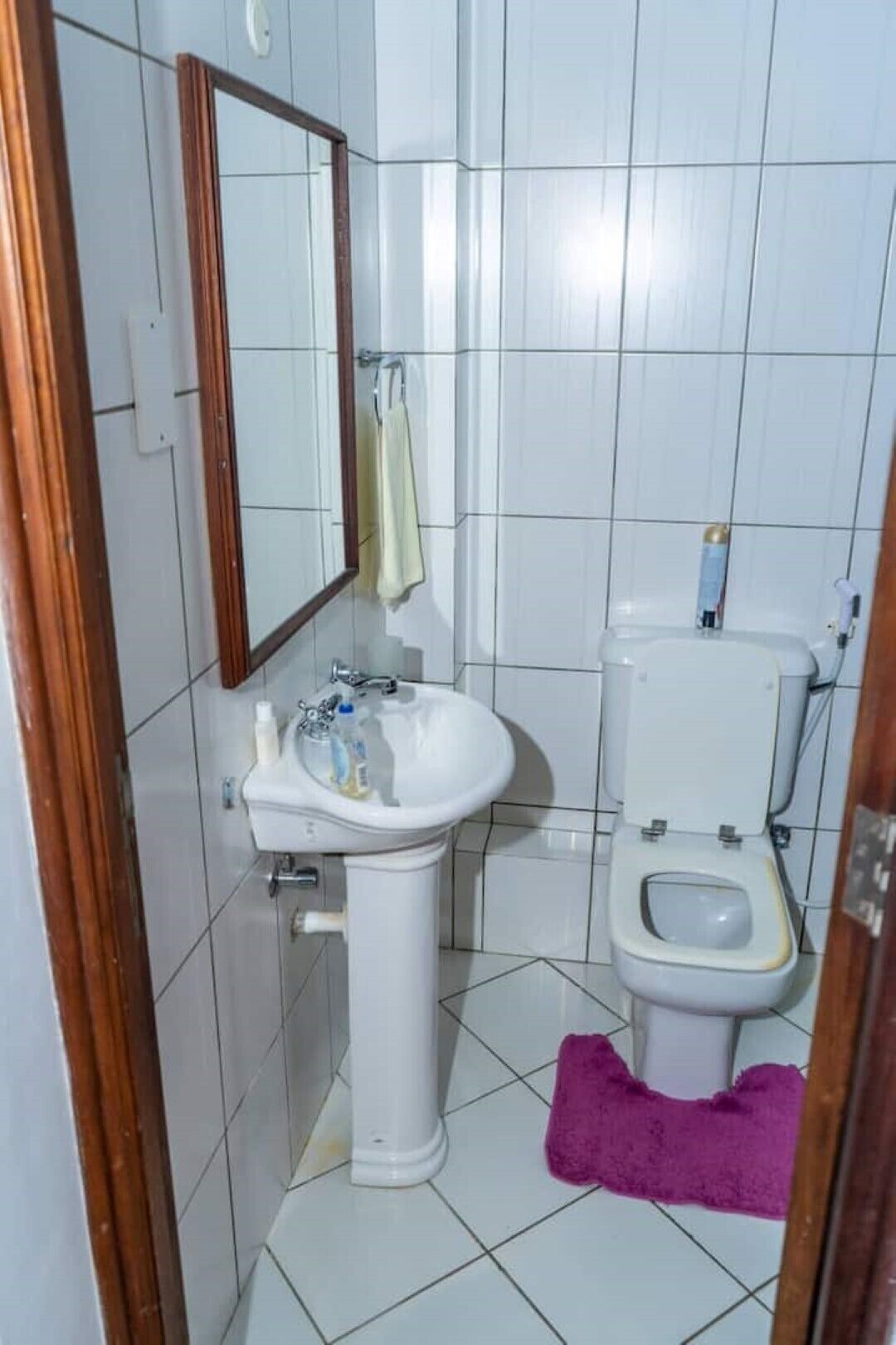 Shower, towels, soap