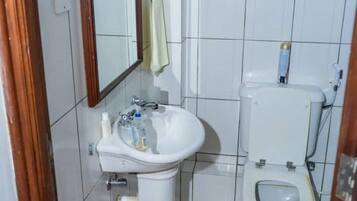 Shower, towels, soap