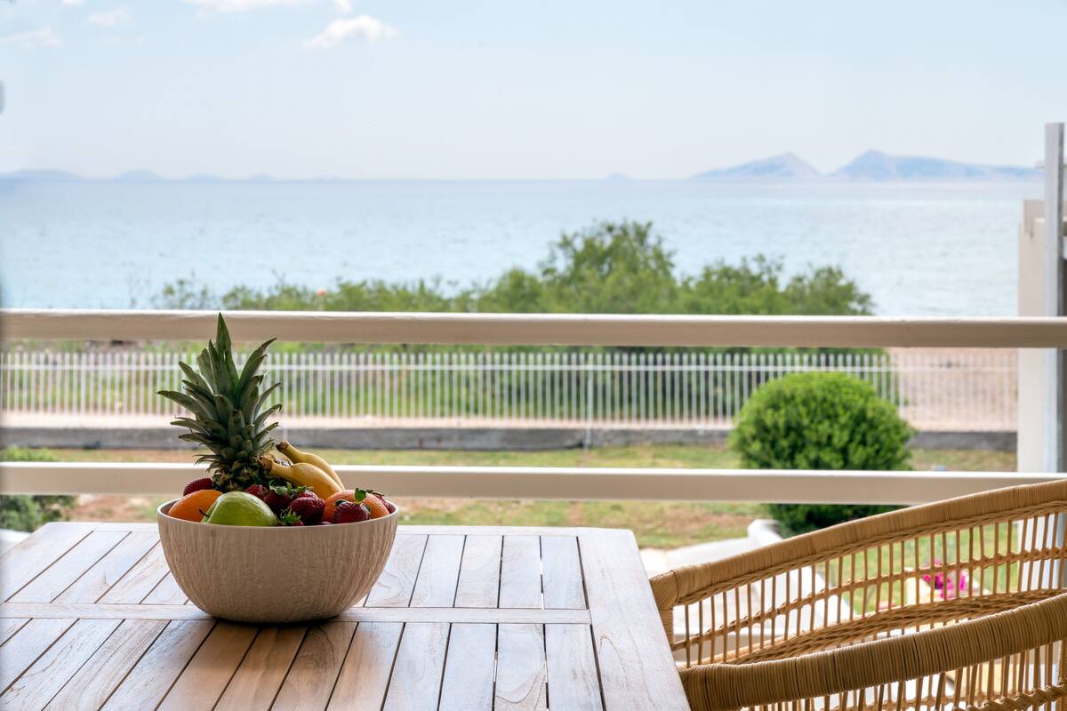 Double Room, Multiple Beds, Balcony, Sea View (07) | Beach/ocean view