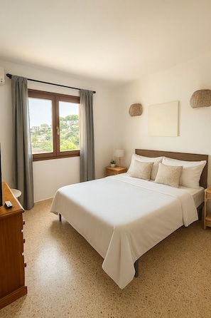 2 habitaciones, cuna de viaje, wifi gratis y ropa de cama 