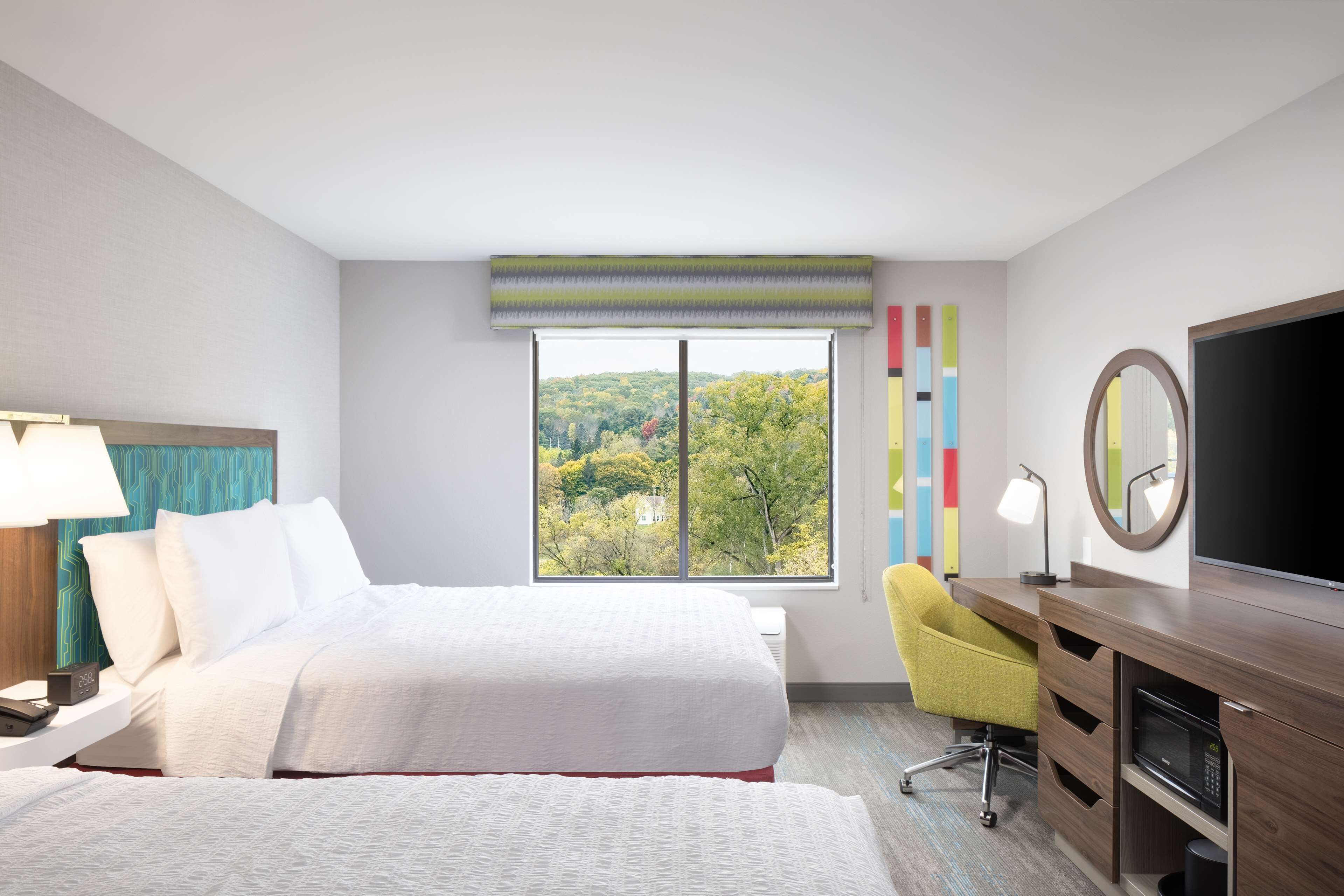 In-room safe, desk, iron/ironing board, free cribs/infant beds