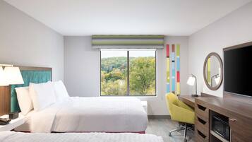 In-room safe, desk, iron/ironing board, free cribs/infant beds