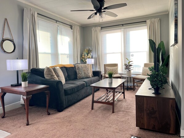 Smart TV, video games, books, music library