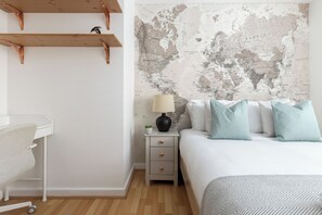 公寓 | 2 間睡房、防敏寢具、獨特裝修、書桌