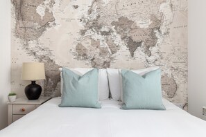 Apartamento | 2 quartos, roupas de cama antialérgicas, individualmente mobiliados