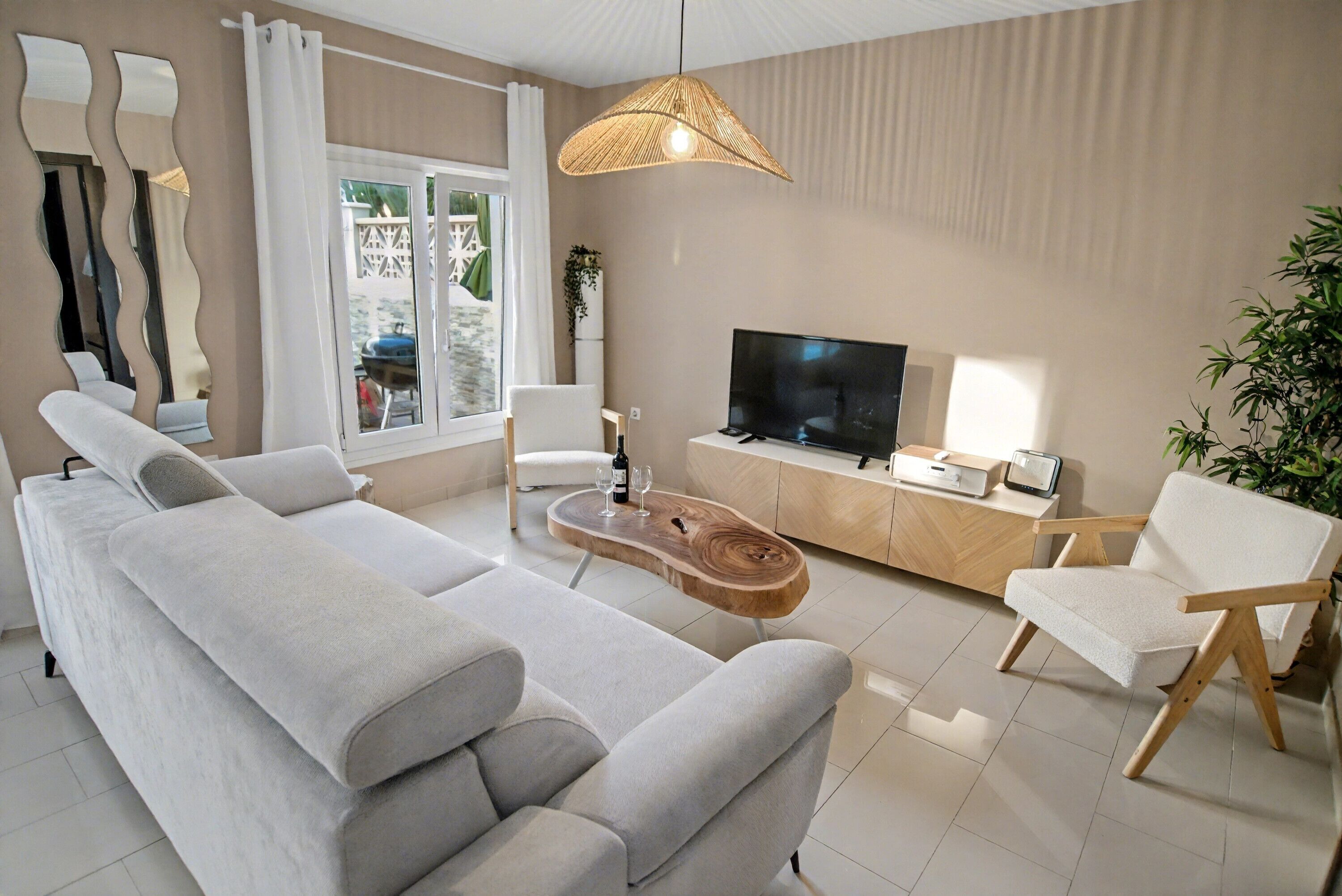 Een televisie en streamingdiensten