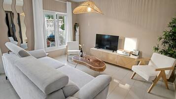 Een televisie en streamingdiensten