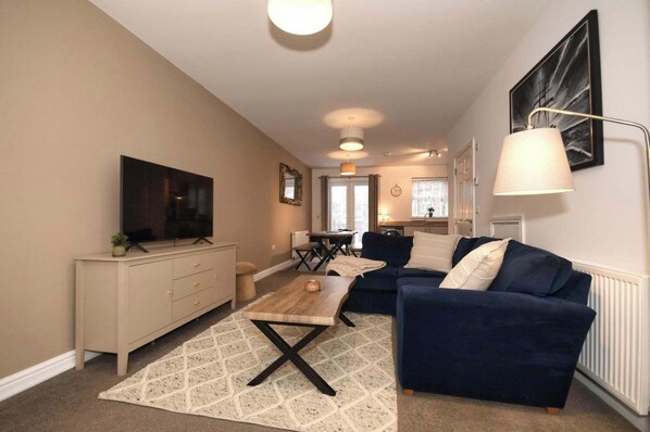 TV, DVD player, offices