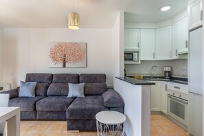 Televisie en een open haard