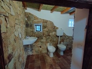 Bruser, hårtørrer, bidet, håndklæder