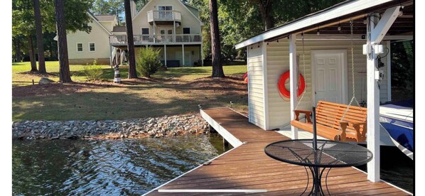 Property grounds - An amazing waterfront home on Lake Gaston. The perfect lake house. (Henrico)