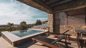 Suite estudio Deluxe, alberca privada, vista al mar | Alberca privada