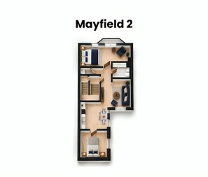 Floor plan - NEW Cozy 2 bed central apartment (North Yorkshire)