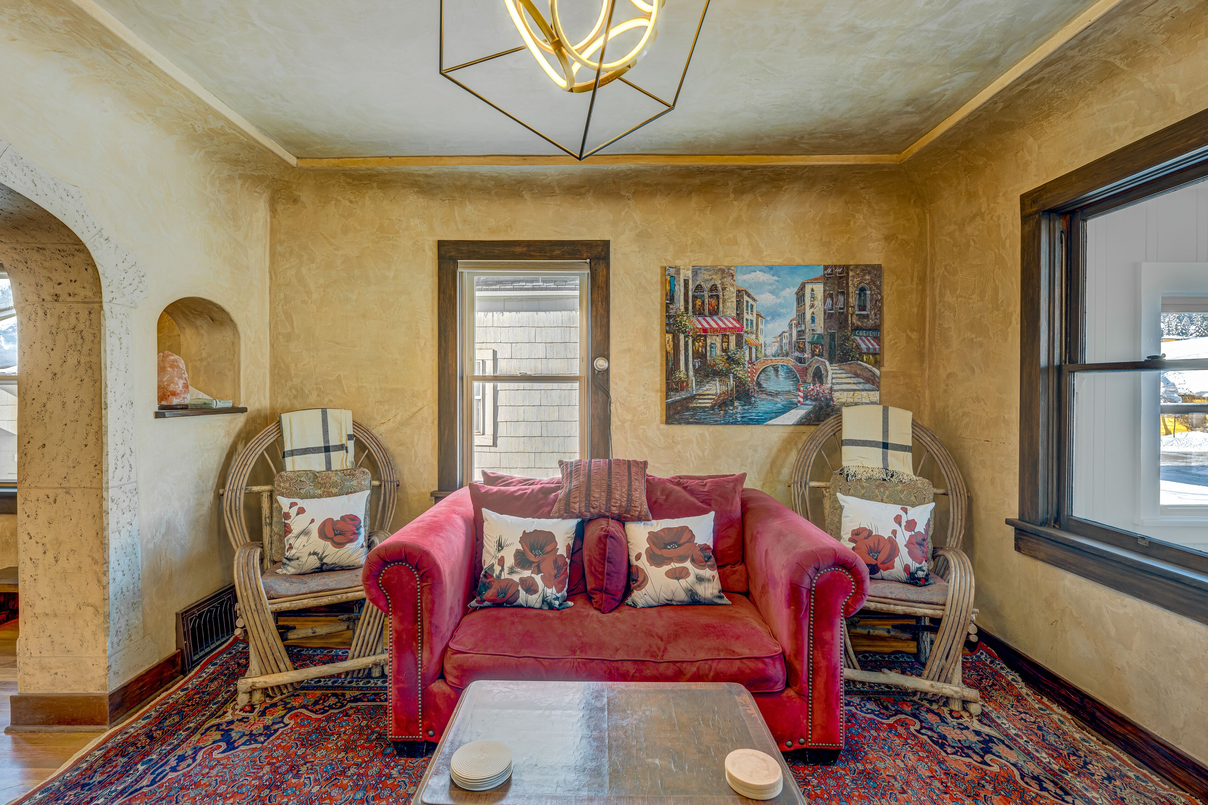 Dog-friendly, riverfront home with waterfront deck, wet bar, & washer/dryer