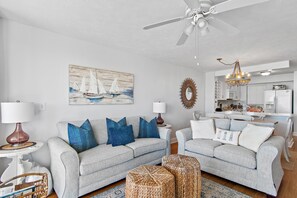 TV, DVD player - 2BR Gulf-View Condo with Balcony + Bikes & Pools | Magnolia House 204 (Destin)
