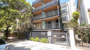 Overnatningsstedets facade