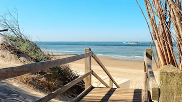 Vlak bij het strand