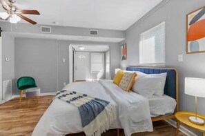 5 habitaciones, escritorio, tabla de planchar con plancha y wifi gratis 